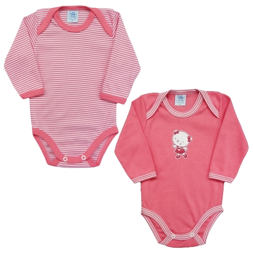 kit Com 2 Bodies Manga Longa 