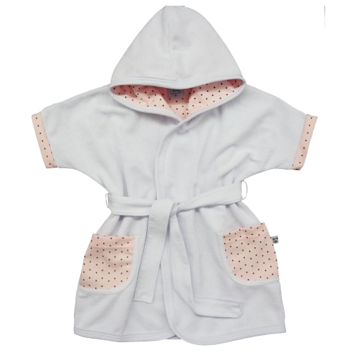  RoupÃ£o Esponja com Detalhes no Capuz e Bolso