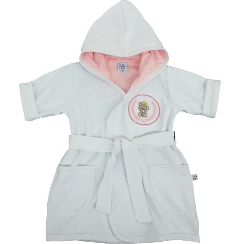 RoupÃ£o Esponja Bordado com Capuz e Bolso