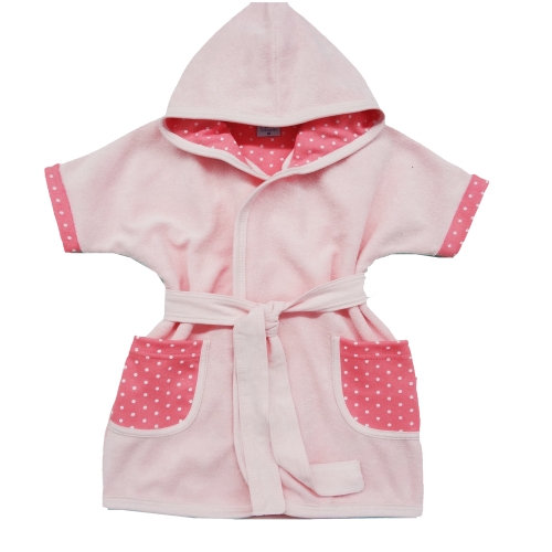  RoupÃ£o Esponja com Detalhes no Capuz e Bolso