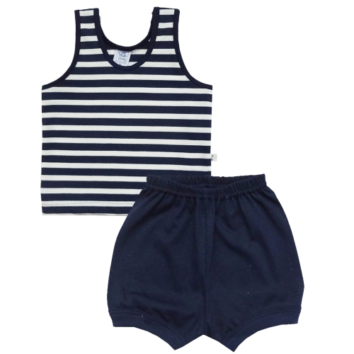 Conjunto Camiseta Regata e Shorts