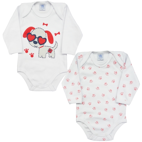 kit Com 2 Bodies Manga Longa 