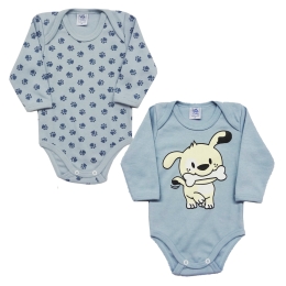 kit Com 2 Bodies Manga Longa 