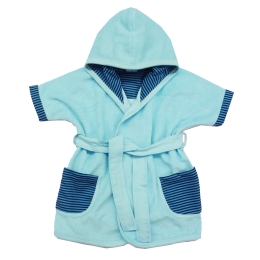  RoupÃ£o Esponja com Detalhes no Capuz e Bolso