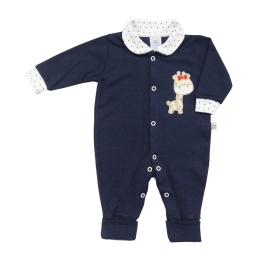 MacacÃ£o Longo com AplicaÃ§Ã£o com PÃ© RevesÃ­vel