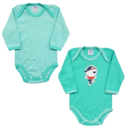 kit Com 2 Bodies Manga Longa 