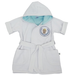 RoupÃ£o Esponja Bordado com Capuz e Bolso