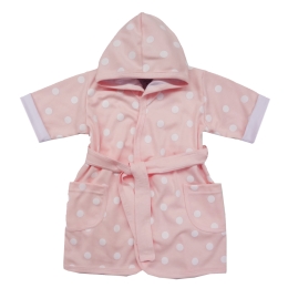 RoupÃ£o Suedine Estampado com Capuz e Bolso 