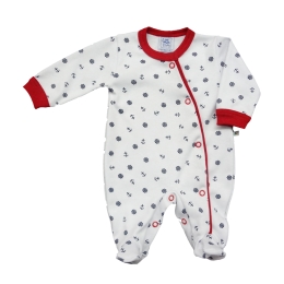 MacacÃ£o Longo Estampado com PÃ©   