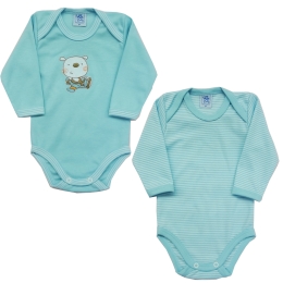 kit Com 2 Bodies Manga Longa 