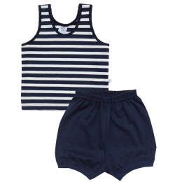 Conjunto Camiseta Regata e Shorts