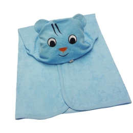 Toalha de Banho Esponja Bordada com Capuz  