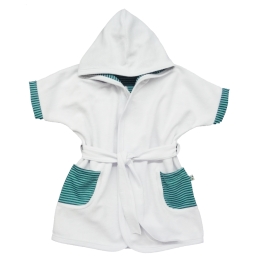  RoupÃ£o Esponja com Detalhes no Capuz e Bolso