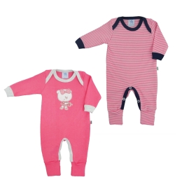 Kit 2 Pijamas Longo com PÃ© ReversÃ­vel 