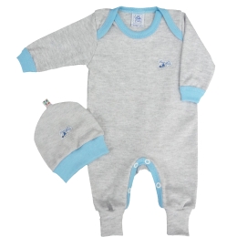 Pijama Longo com PÃ© ReversÃ­vel e Gorro