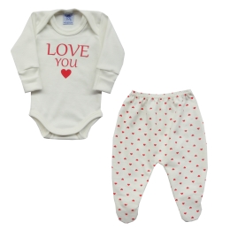 Conjunto Body Manga Longa com Silk e Culote Com PÃ© 