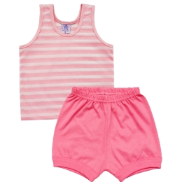 Conjunto Camiseta Regata e Shorts